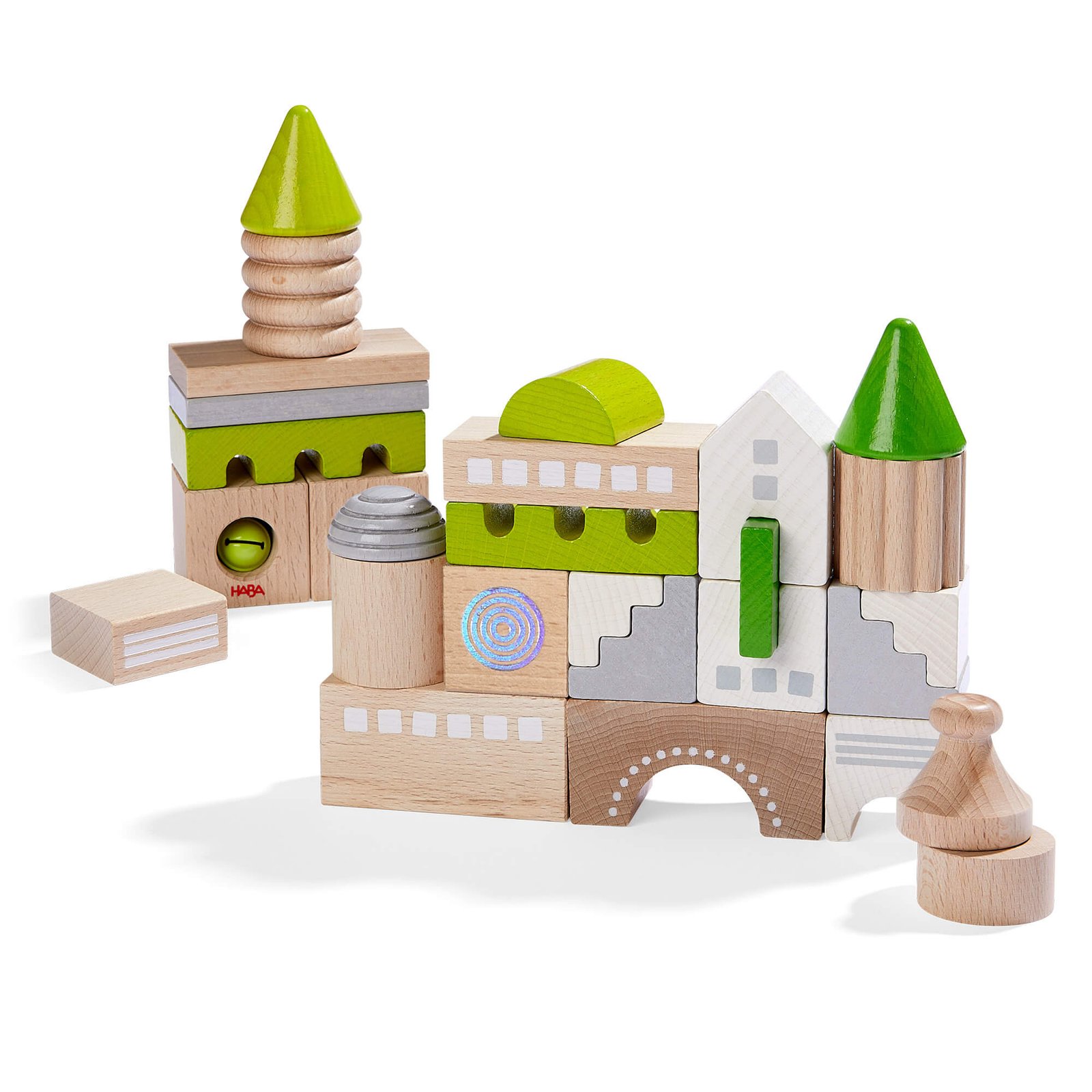 coburg-building-blocks-305456-1.jpg Coburg 28 Piece Wooden Building Blocks - Image 1